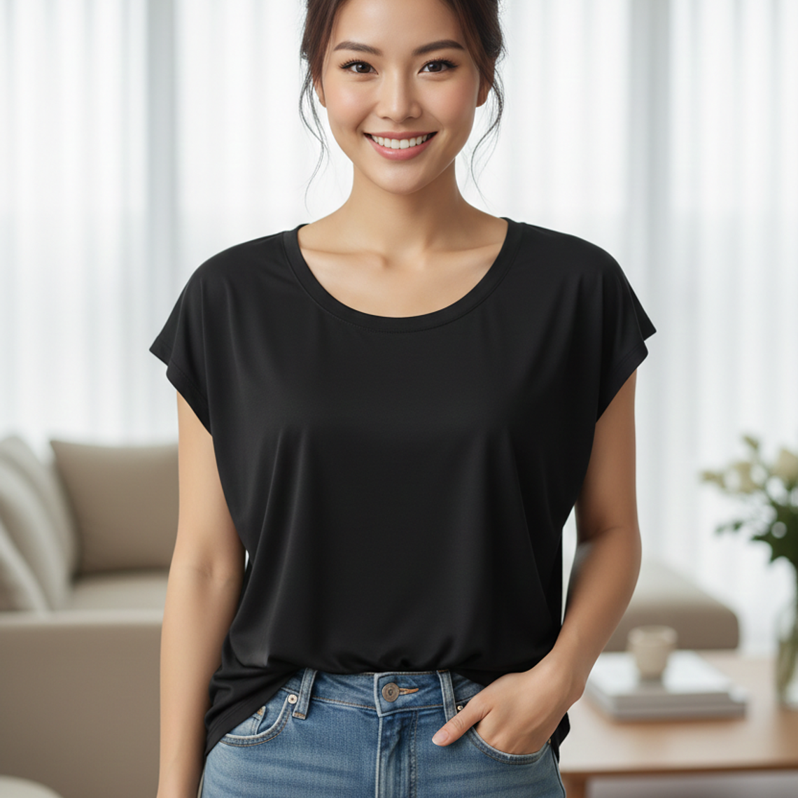 Molde Digital Camiseta Manga Caida Mujer, pack Talles S A Xxl 1