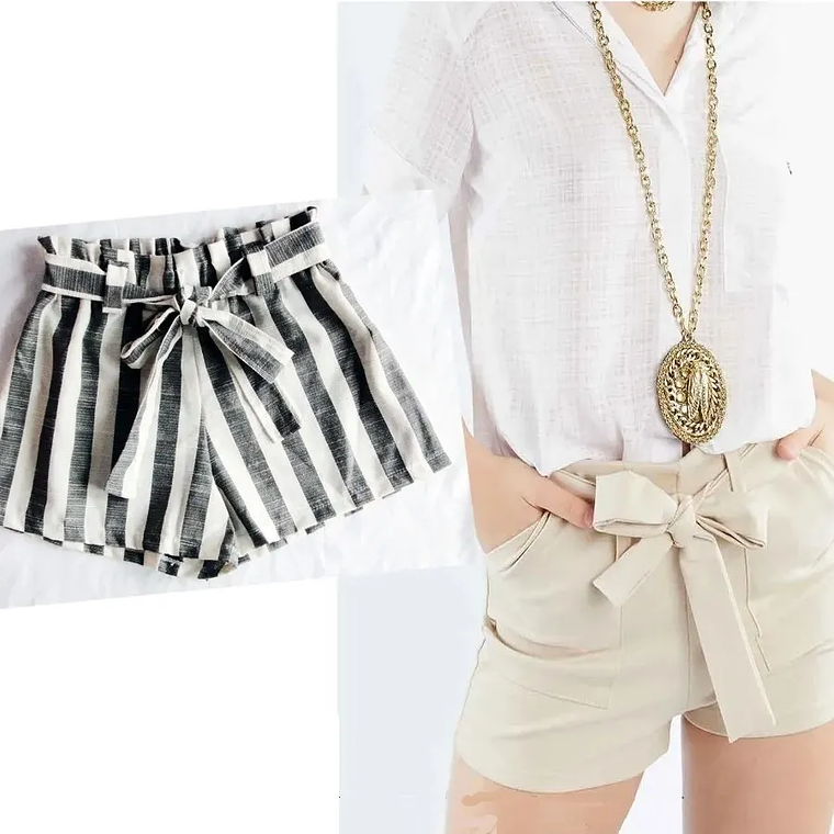 Molde Digital Short Con lazo cintura Trasera con elastico, 5 Talles! 2