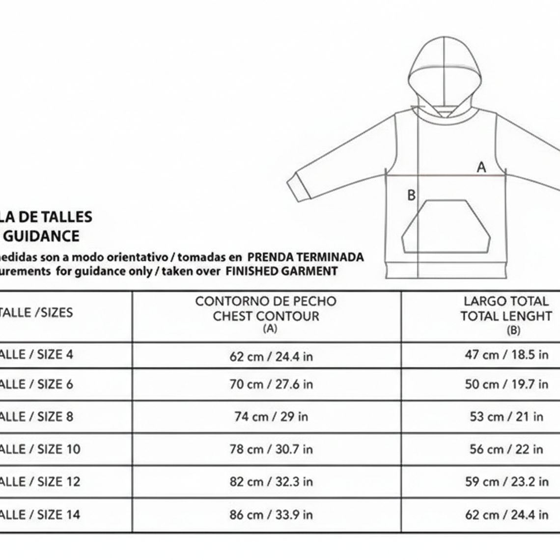 Molde De Costura, Patron Polerón Canguro Capucha Niños, Imprimible 3