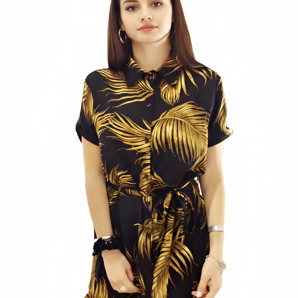 Molde Digital Vestido Camisa Con Lazo, Pack Talles S Al Xxl 2