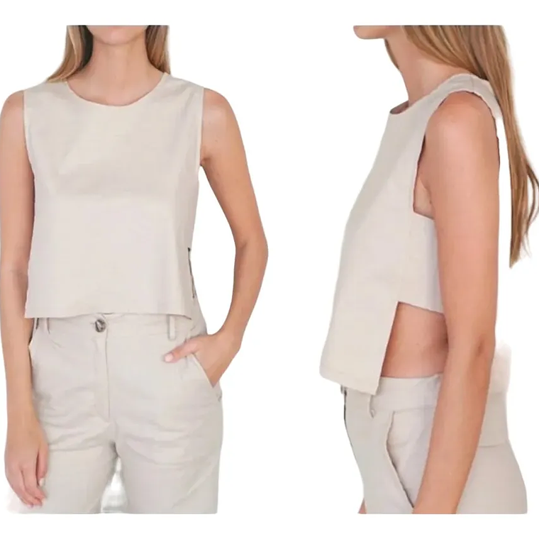 Molde Digital Top Con Detalle Al Costado, Pack Talles S A Xxl 2