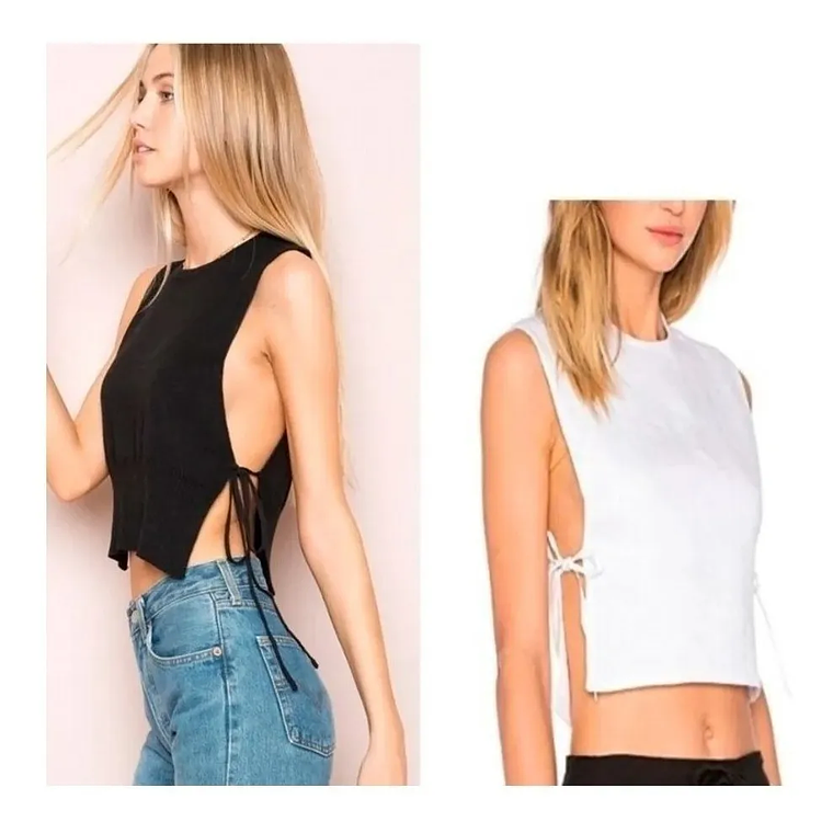 Molde Digital Top Con Lazos Al Costado, Pack Talles S A Xxl 1