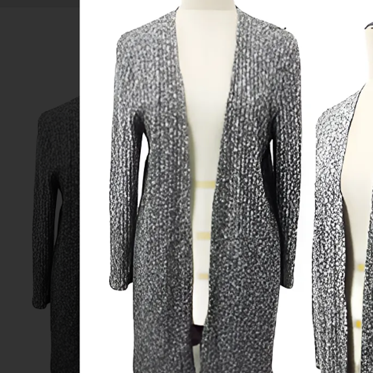 Molde Digital Abrigo Manga Semioxford Pack 5 Talles! 2