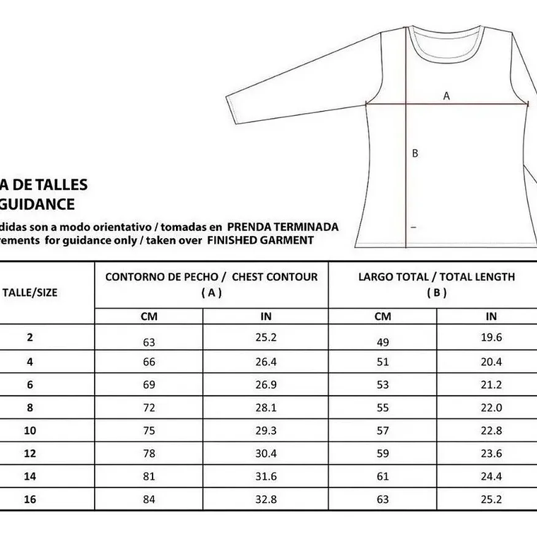 Molde De Costura, Patron Polera Basica Ml Nena, Imprimible 2