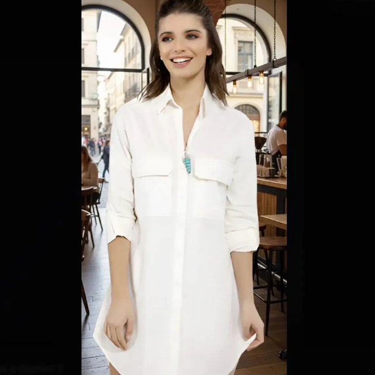 Molde Digital Vestido Camisa Evase, Pack Talles 2xl Al 6xl 2