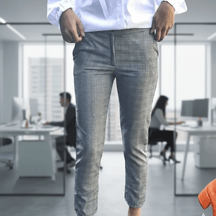 Molde Digital Pantalon Semi Capri, patron Pack Talles S A Xxl