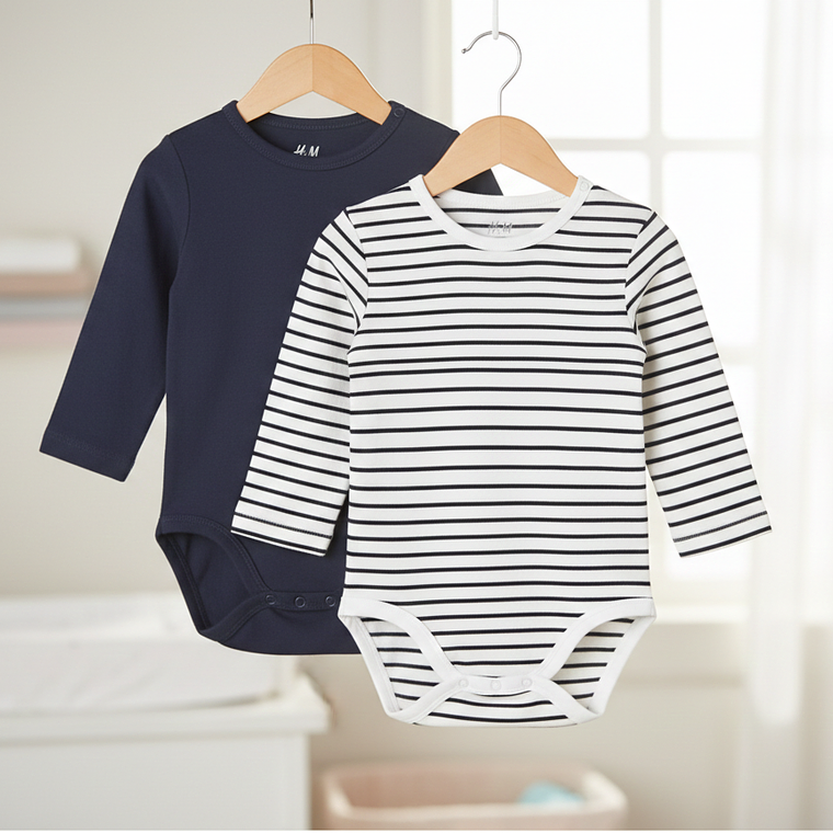 Molde Digital Body Bebe Manga Larga Pack Talles 1 Al 5 1