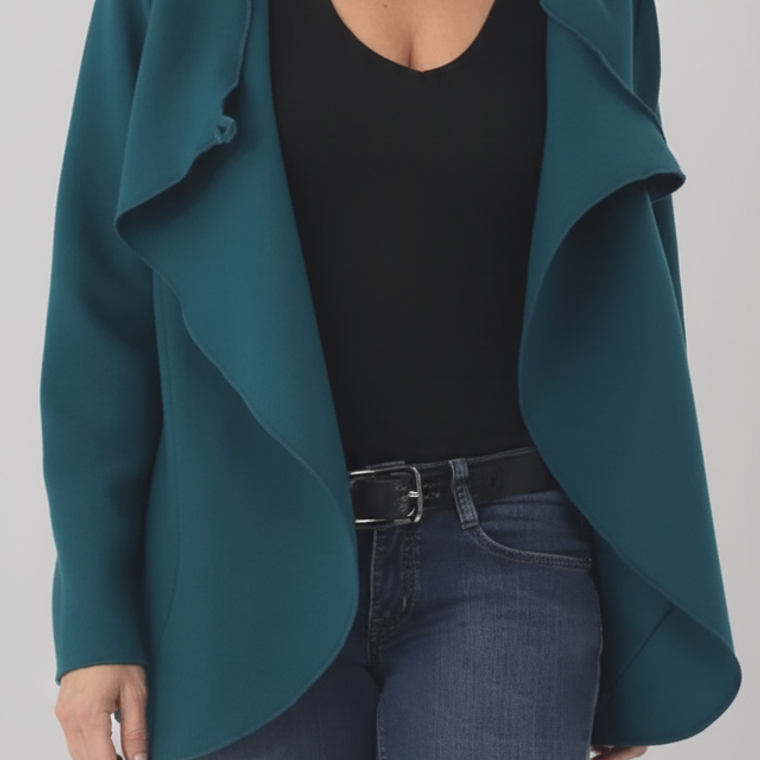 Molde Digital Abrigo Polar Cruzado Con capucha Talles S al XXL 3