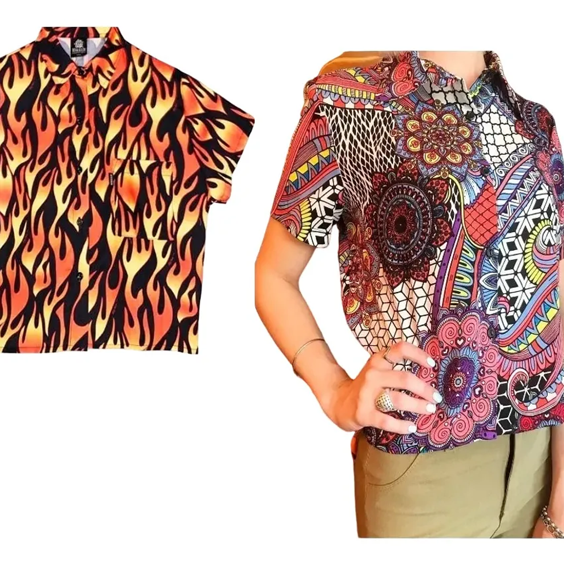 Molde Digital Camisa Corta / Crop De Mujer, pack De 5 Talles! 2