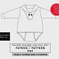Molde De Costura, Patron Body Polo Bebe , Imprimible - Miniatura 1