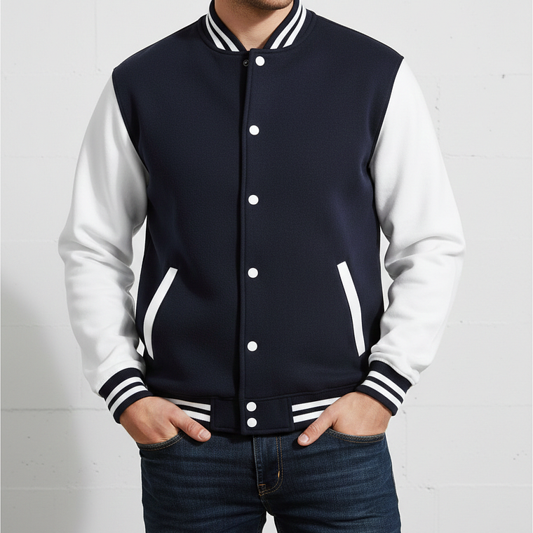 Molde Digital Chaqueta Estilo Universitario Pack 5 Talles! 1