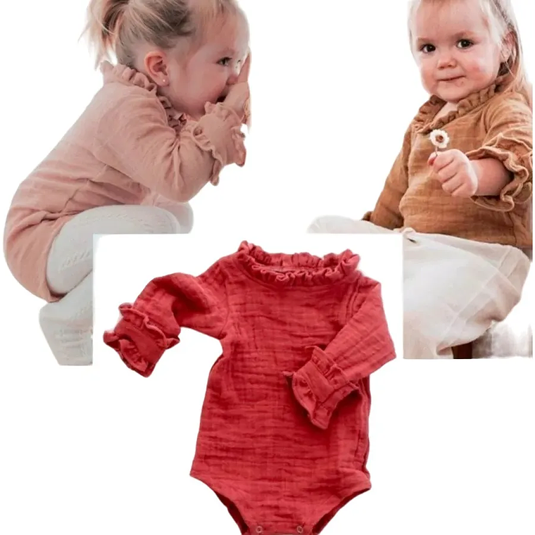 Molde Digital Body Beba Puños Con Volados, pack Talles 1 Al 5 2