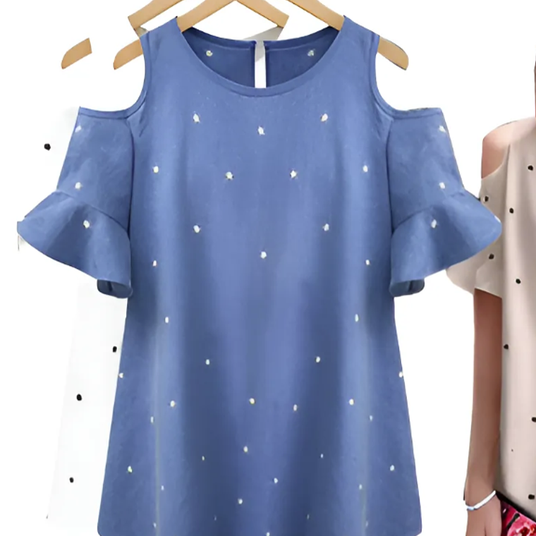 Molde Digital Polera Hombro Abierto Pack Talles S A Xxl 2