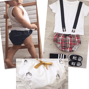 Molde Digital Pañalero - Bombachudo Bebe, pack Talles 1 Al 5!