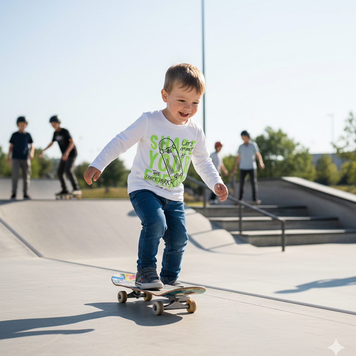 Molde Digital Polera Manga Larga Niños Pack Talles 2 Al 16 3