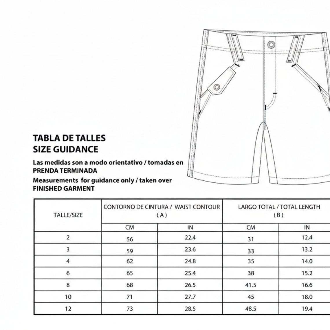 Molde De Costura, Patron Bermuda Nene , Imprimible 2
