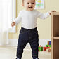 Molde Digital Pantalon Bebe Onda Jean Pack Talles 1 Al 5 - Miniatura 1
