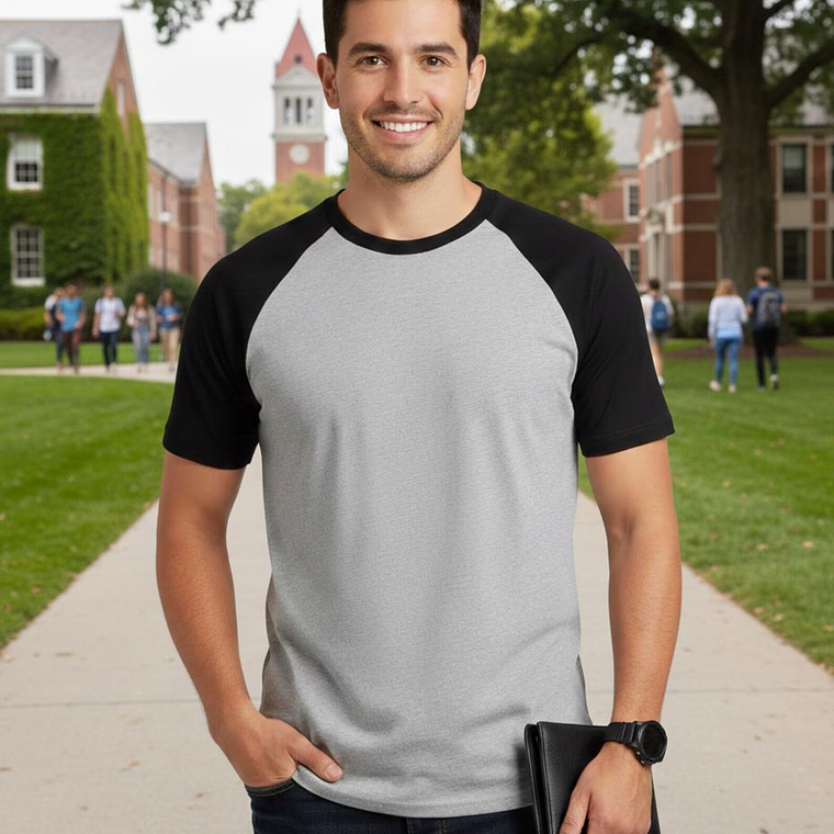 Molde Digital Polera Ranglan Manga Corta, Pack S A 3xl 1