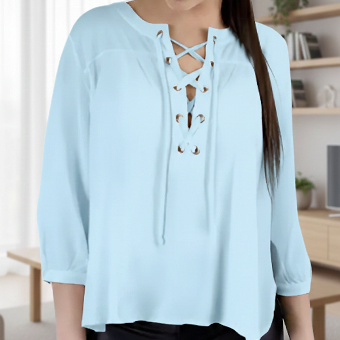 Molde Digital Blusa Canesu C/frunces Patron Pack 5 Talles! 1