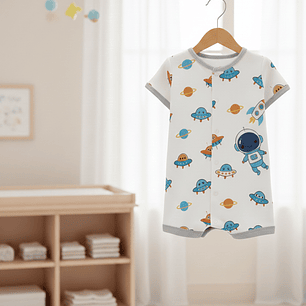 Molde Digital Enterito Corto Bebe, Pack Talles 1 Al 5