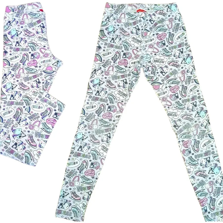 Molde Digital Calza Niña Sin Recorte Costado Talles 4 A 16 1