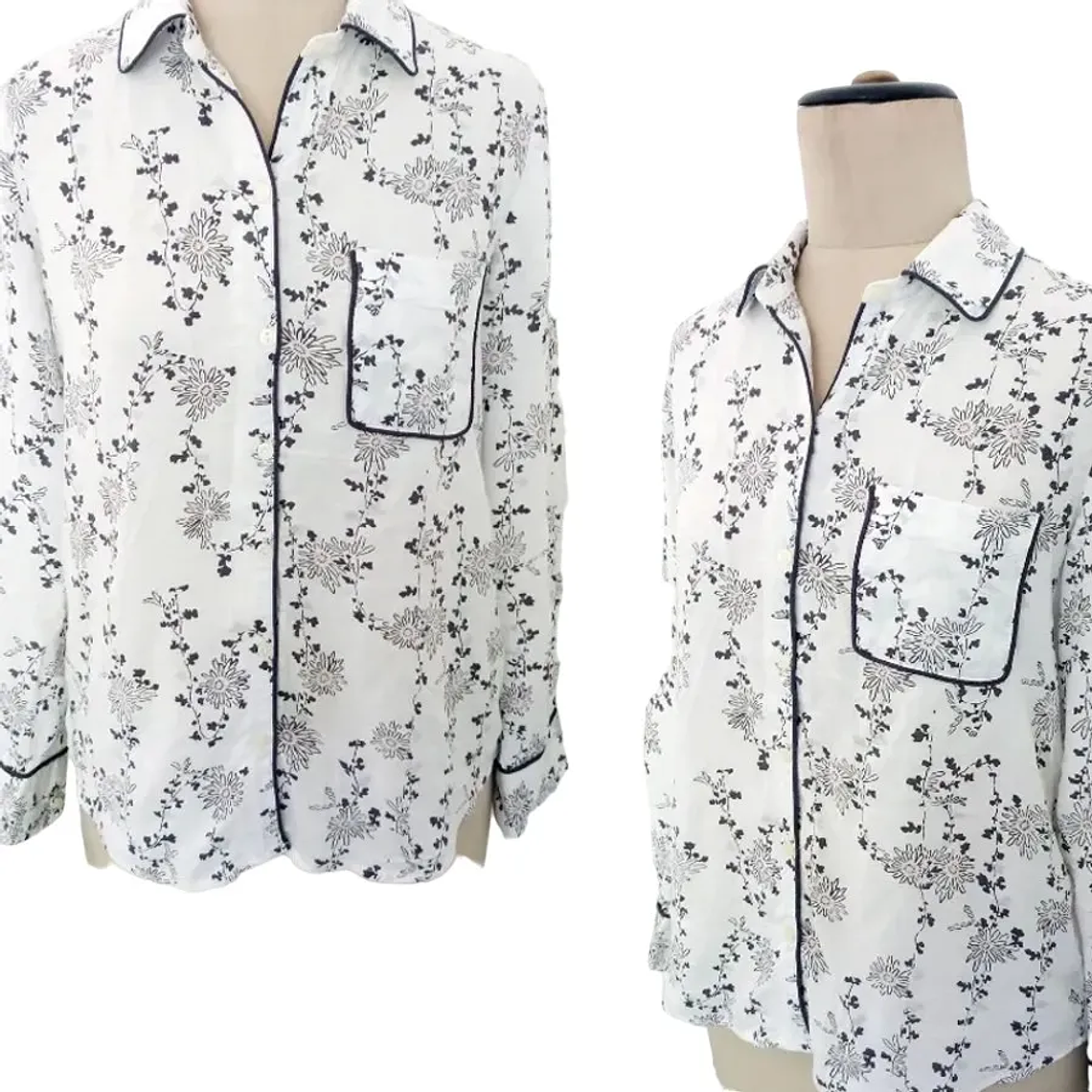 Molde Digital Camisa Pijama Con Vivos Patron Pack 5 Talles! 2