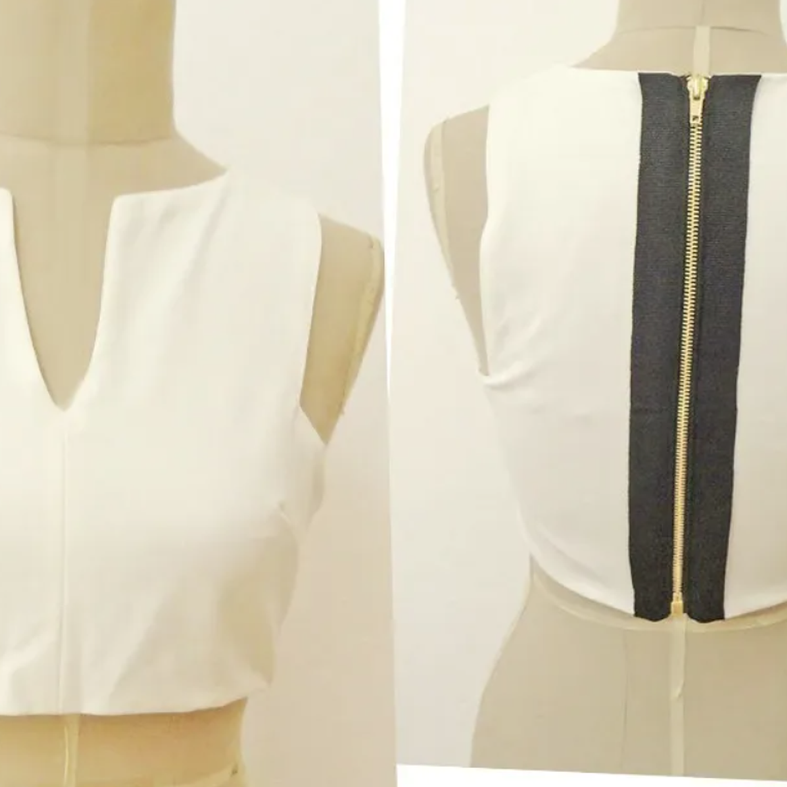 Molde Digital Crop Top Con Fayetina, Pack Talles S A Xxl 5