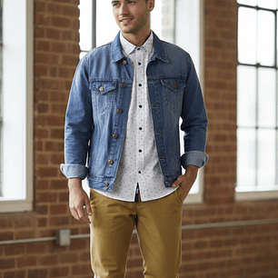 Molde Digital Chaqueta/campera Jean Hombre Pack 5 Talles!