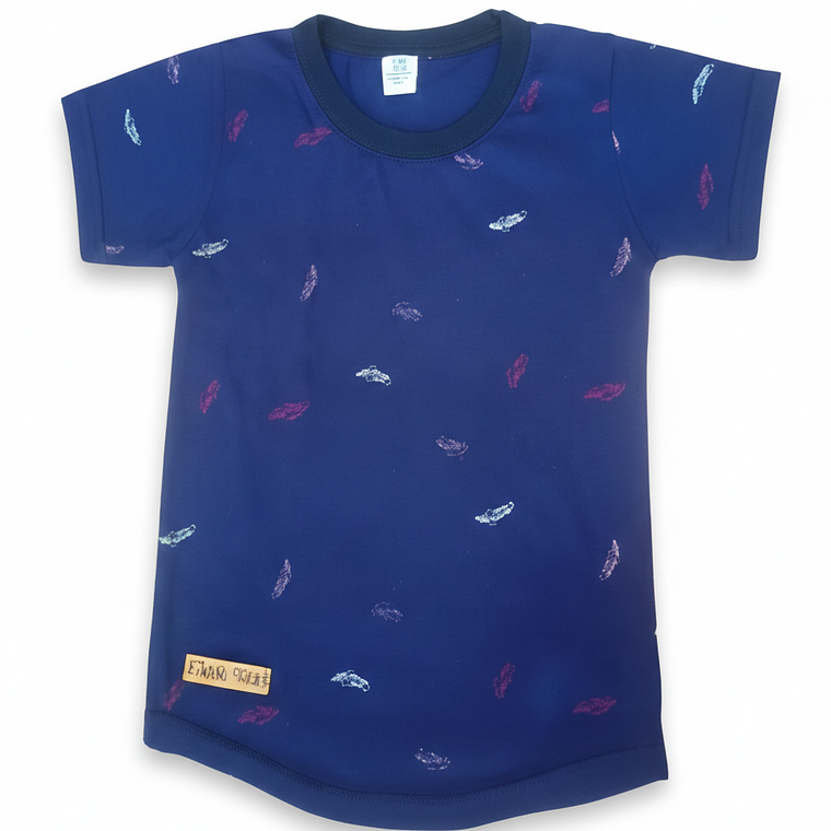 Molde Digital Remera Bebe Ruedo Curvo, Pack Talles 1 Al 5! 2