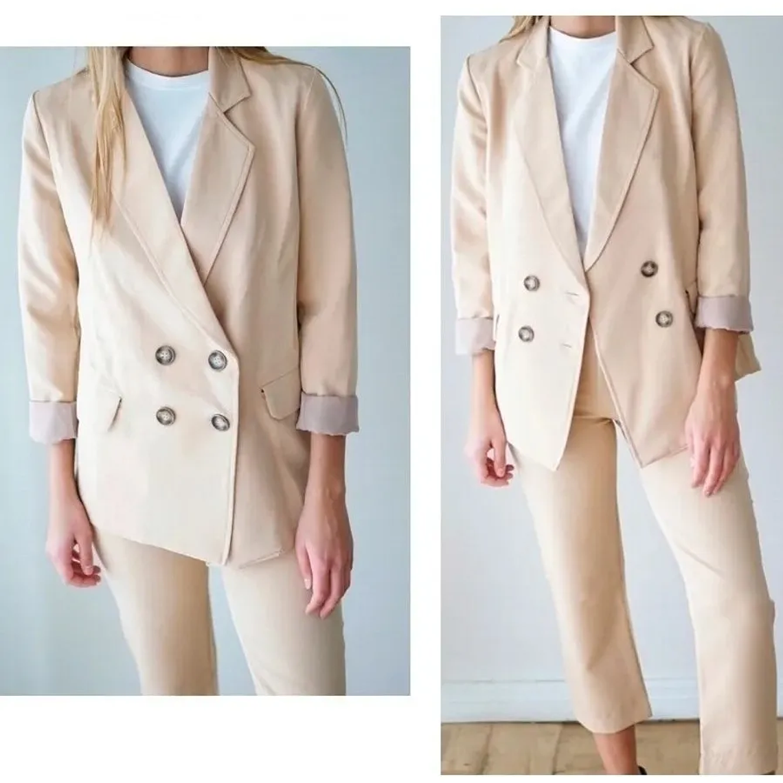 Molde Digital Blazer Cruze 4 Botones, Pack Talles S Al Xxl 2