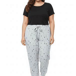 Molde Digital Pantalon Pijama Mujer, Pack Talles 3xl Al 7xl