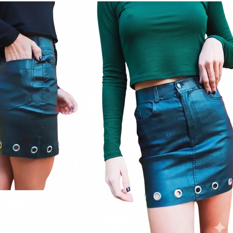 Molde Digital Falda Con canesu  bolsillos Pack Talles S A Xxl 1