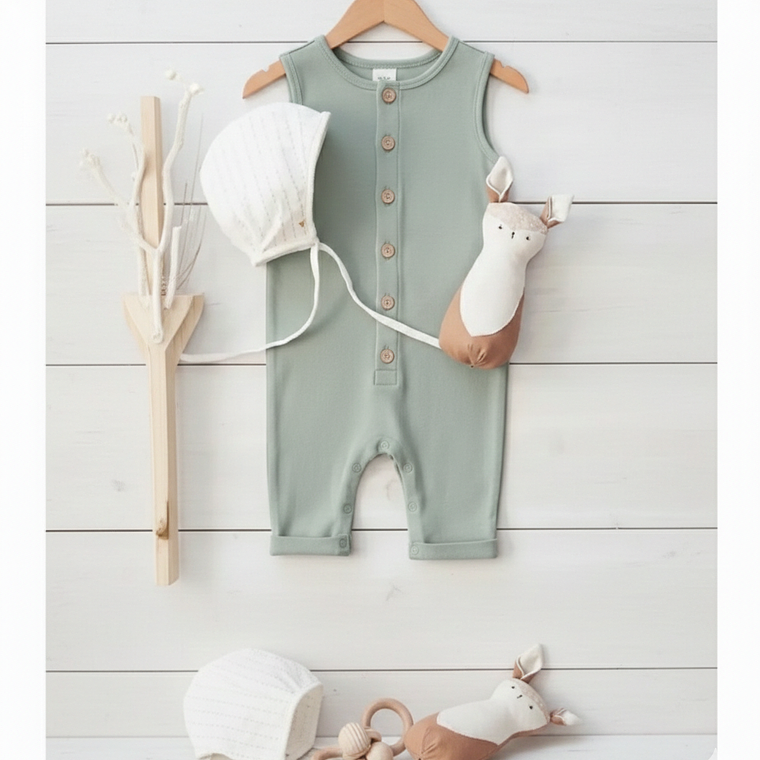 Molde Digital Mameluco Bebe C/abotonadura Pack Talles 1 Al 5 1