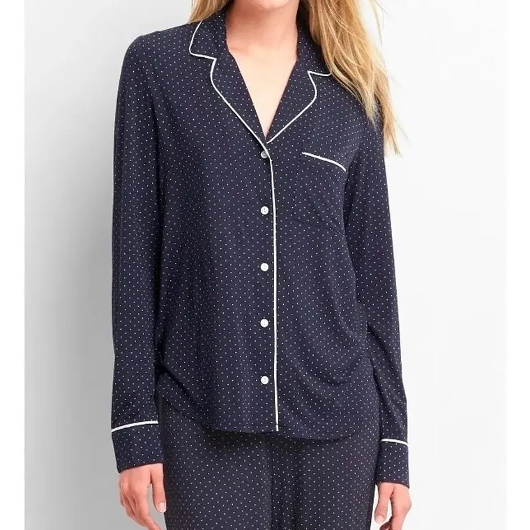 Molde Digital Camisa Pijama Manga Larga Pack Talles S A Xxl 2