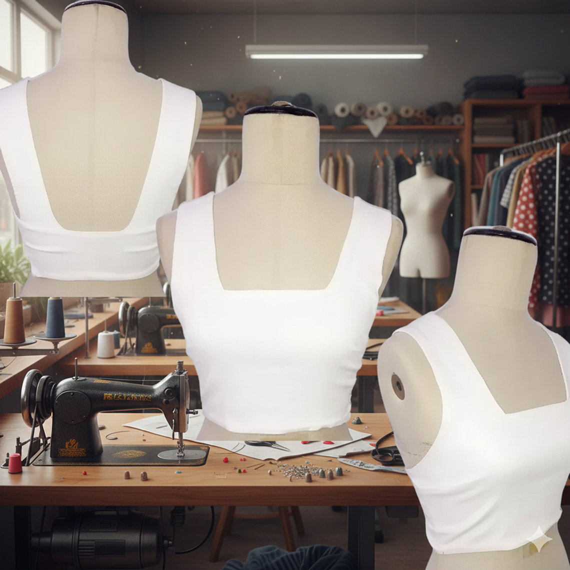 Molde Digital Top Escote Horizontal Pack Talles S A Xxl 4