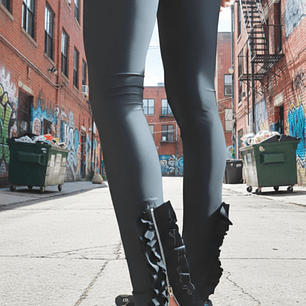 Molde Digital Calza Doble Volado En Cierre Talles S A Xxl