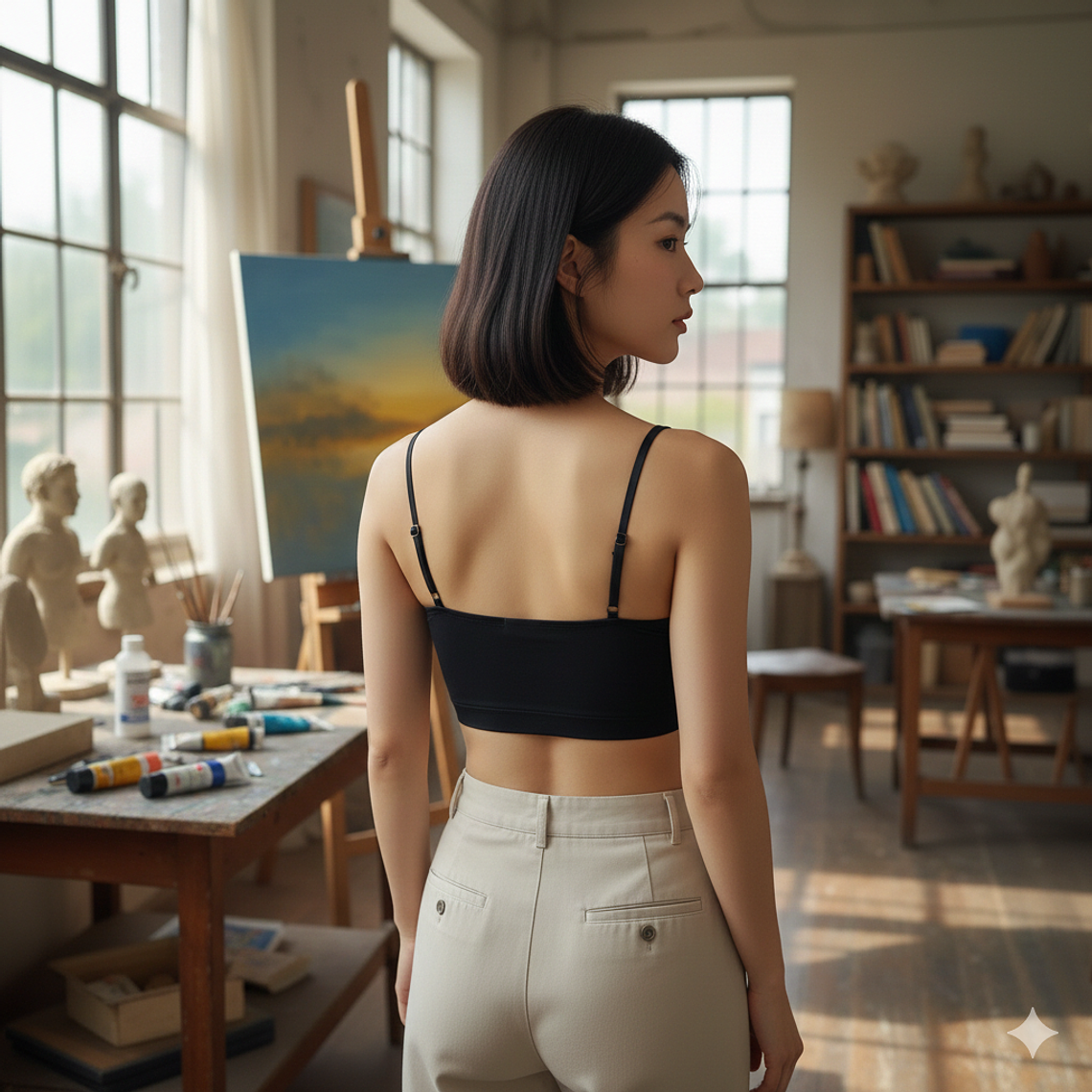 Molde Digital Bandeau - Crop Top C/breteles Talles S A Xxl 2