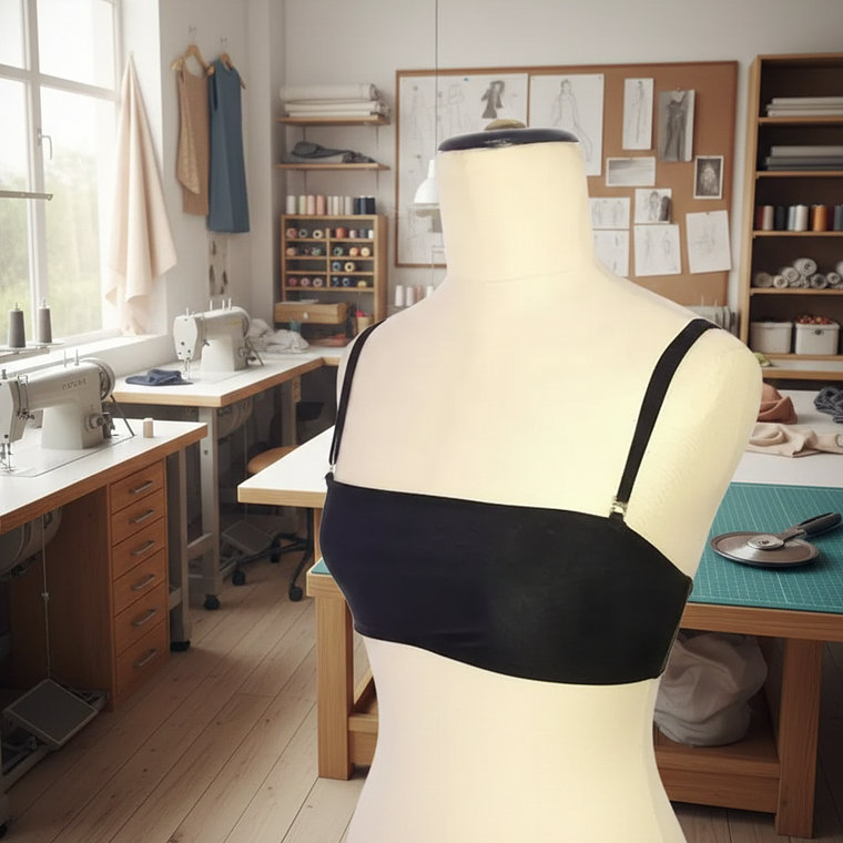 Molde Digital Bandeau - Crop Top C/breteles Talles S A Xxl 3