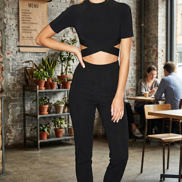 Molde Digital Top C/mangas Y Lazos Cruzados Talles S A Xxl 1