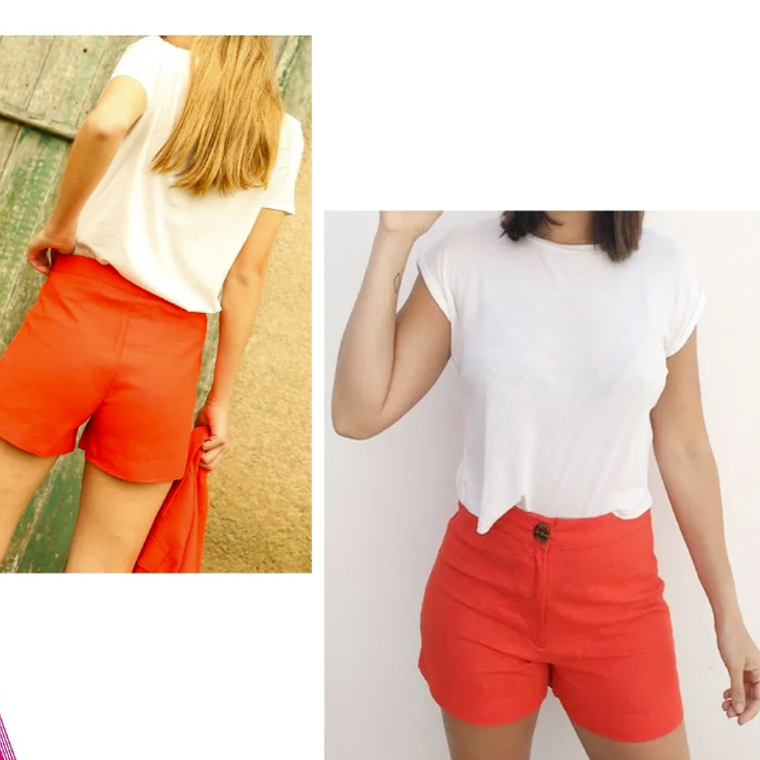 Molde Digital Short Estilo Sastrero Pack Talles S A Xxl 3