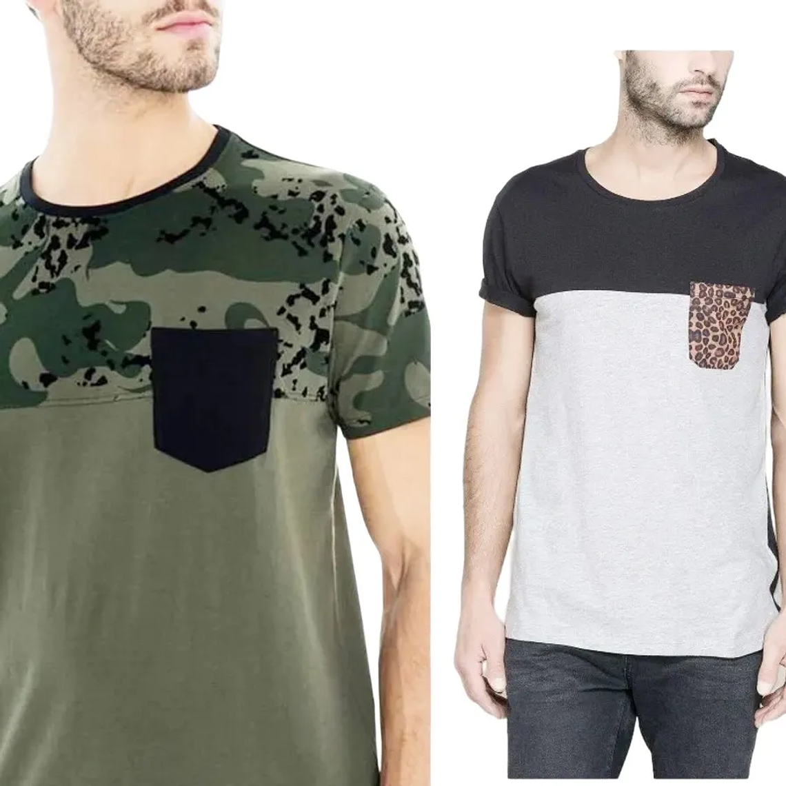 Molde Digital Remera con recorte bolsillo Pack Talles S Al Xxl 2