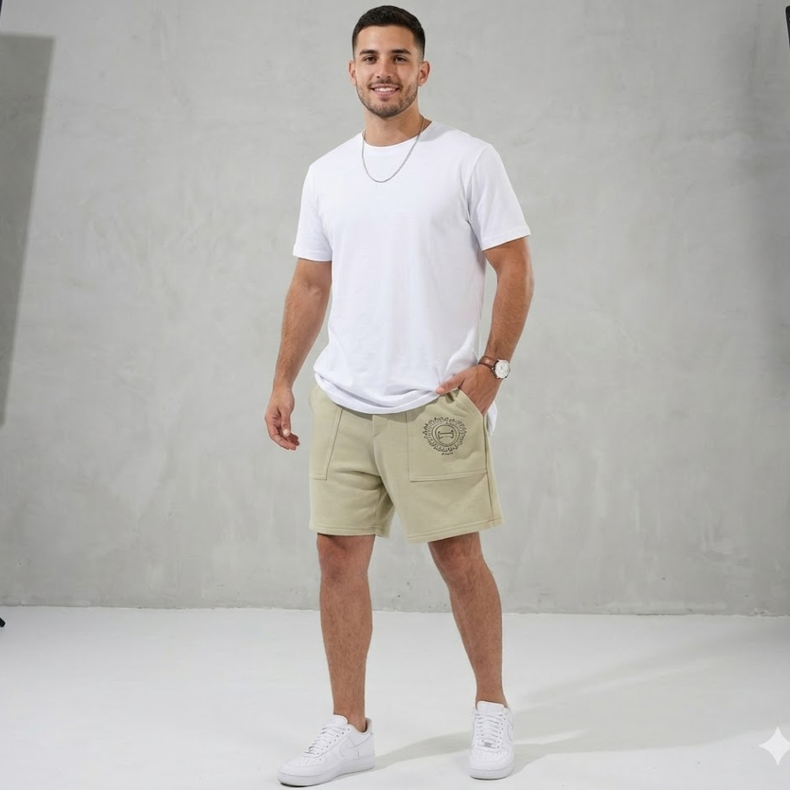 Molde Digital Bermuda Bolsillo Plaque Hombre, Talles S A Xxl 3