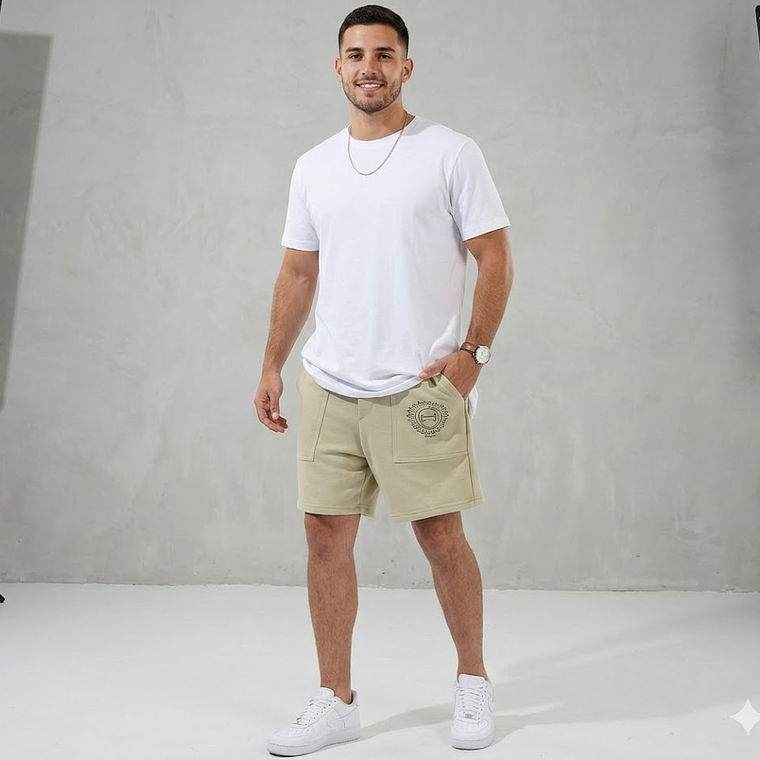 Molde Digital Bermuda Bolsillo Plaque Hombre, Talles S A Xxl 3