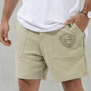 Molde Digital Bermuda Bolsillo Plaque Hombre, Talles S A Xxl