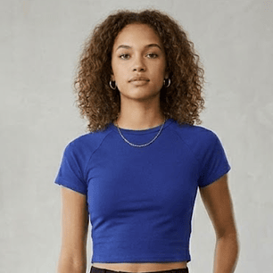 Molde Digital Top Pupera Manga Ranglan, Pack Talles S Al Xxl