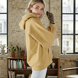 Molde Digital Buzo Con recorte Oversize Unisex, Talles S A Xxl