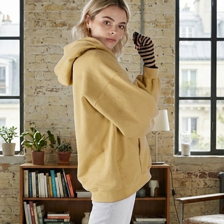 Molde Digital Buzo Con recorte Oversize Unisex, Talles S A Xxl 1