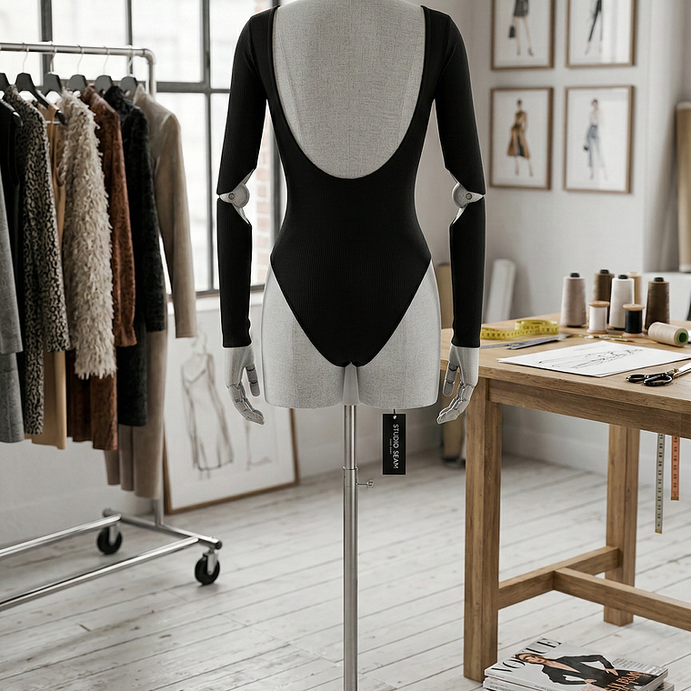 Molde Digital Malla Body Espalda Abierta, Talles S Al Xxl 6