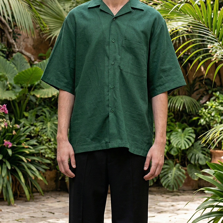 Molde Digital Camisa Oversize Manga Corta, Talles S Al Xxl 2