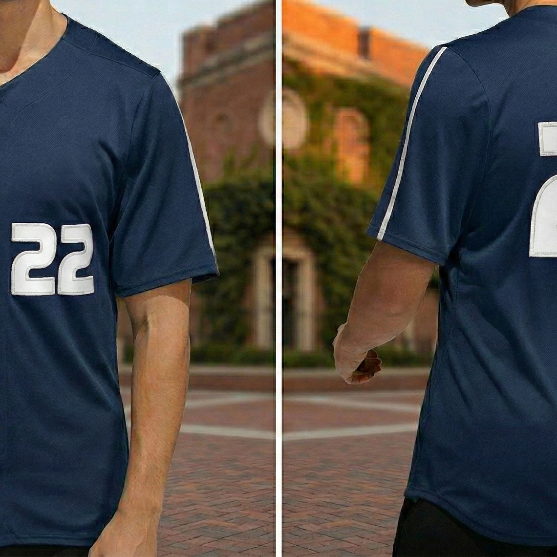 Molde Digital Camiseta Beisbolera, Pack Talles S Al Xxl 1